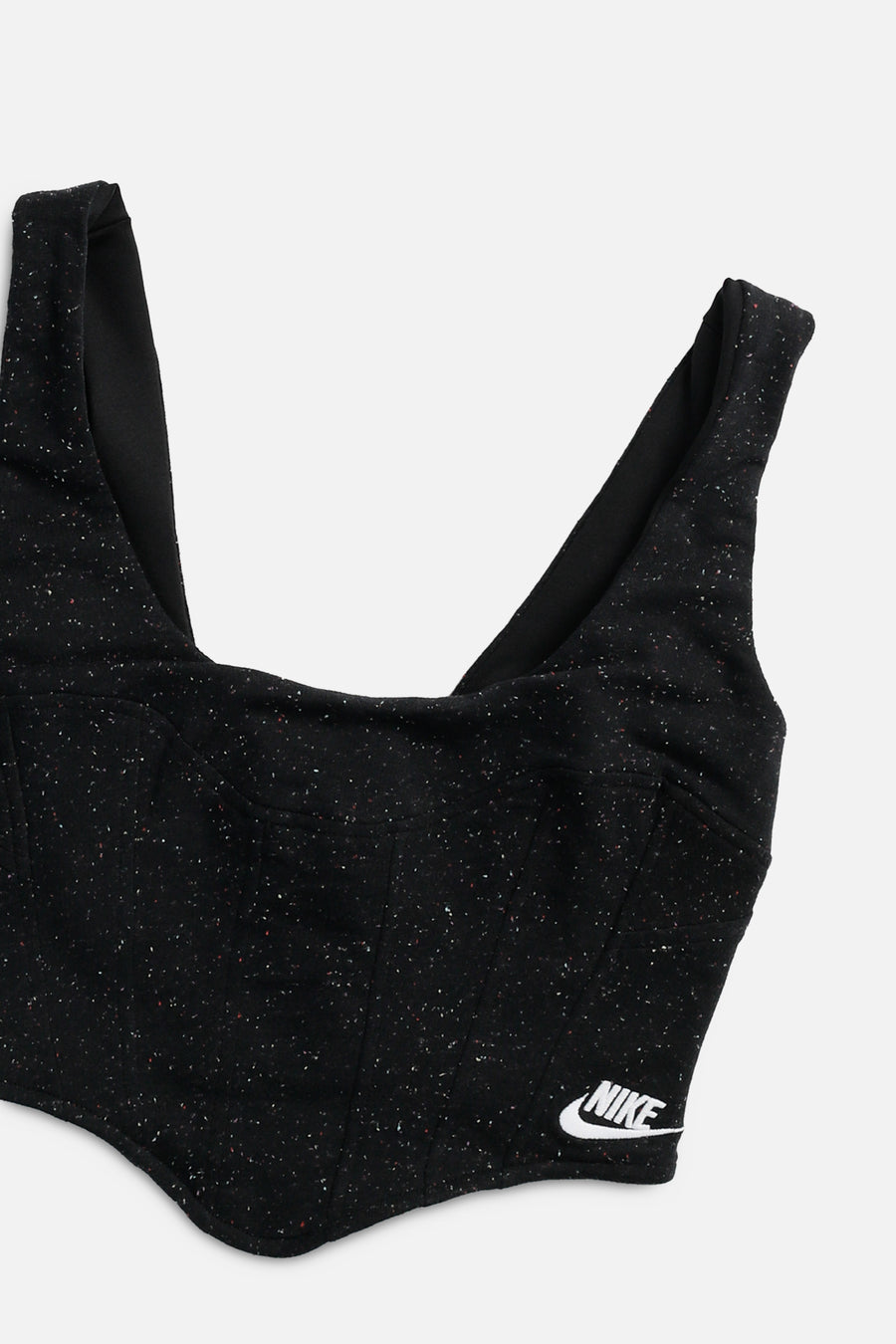 Rework Nike Sweatshirt Bustier - XS