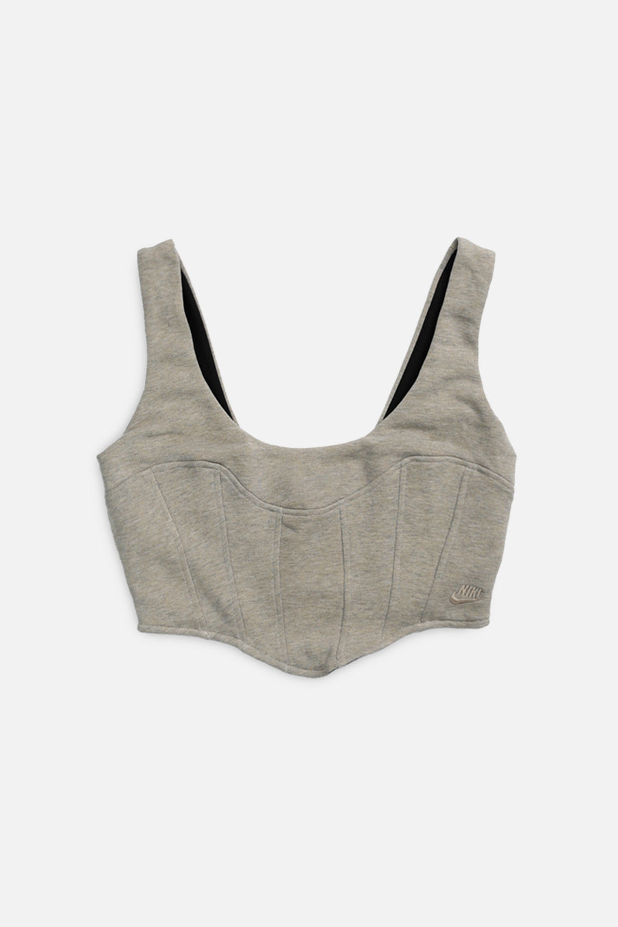 Rework Nike Sweatshirt Bustier - S