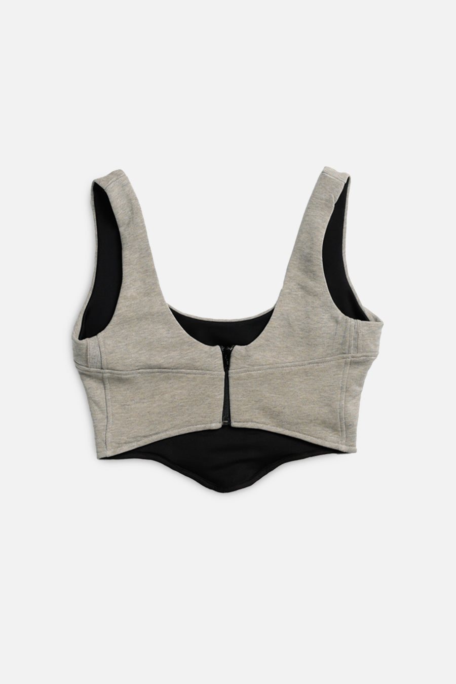 Rework Nike Sweatshirt Bustier - S