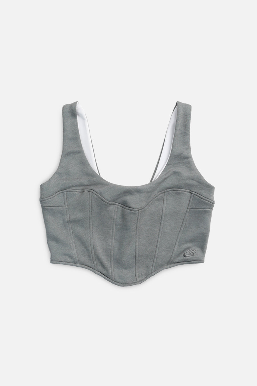 Rework Nike Sweatshirt Bustier - L