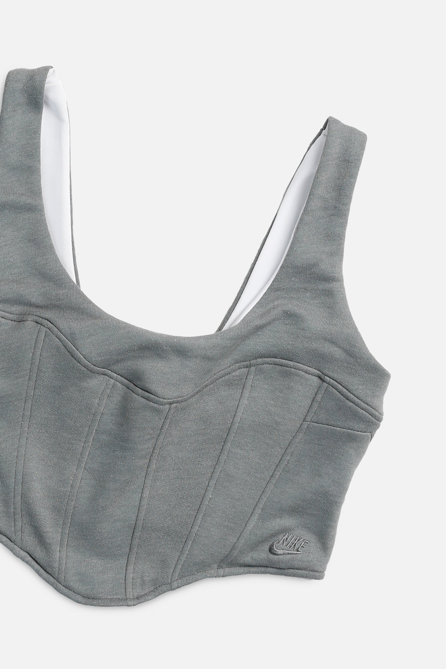 Rework Nike Sweatshirt Bustier - L