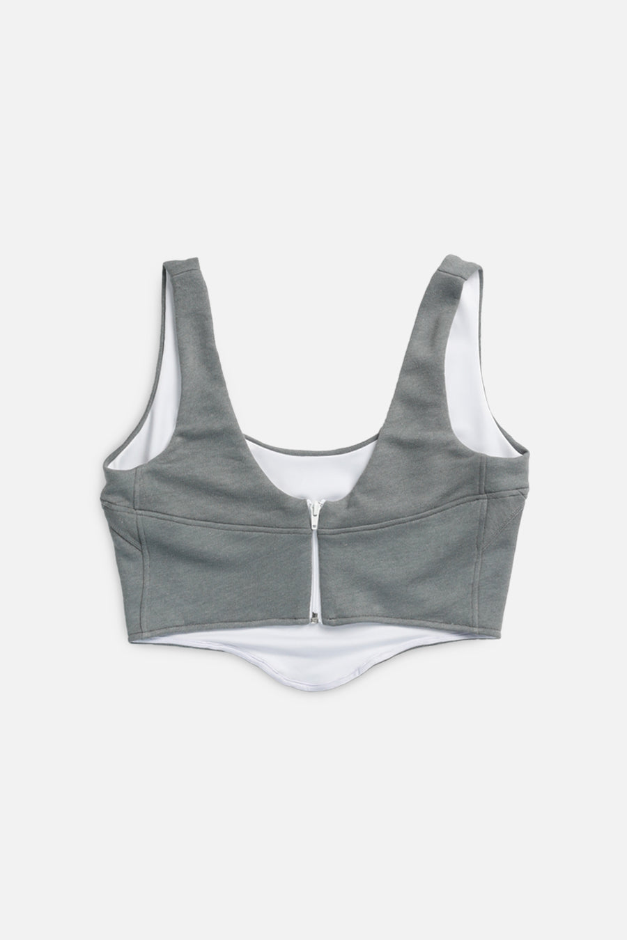 Rework Nike Sweatshirt Bustier - L