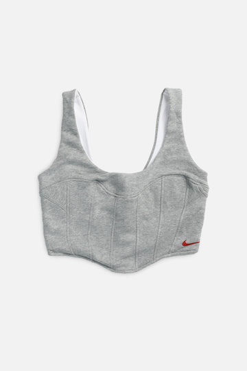 Rework Nike Sweatshirt Bustier - M