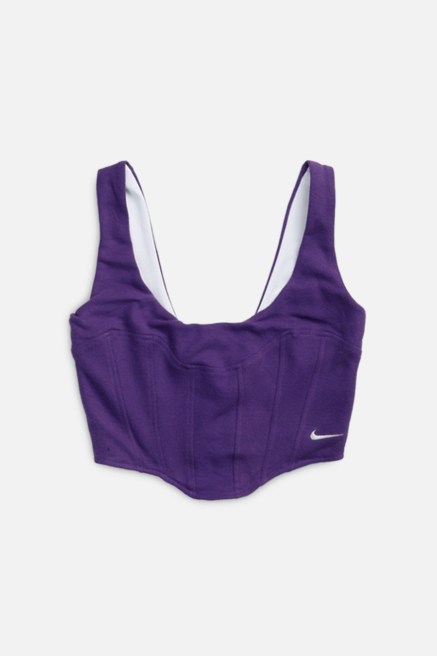 Rework Nike Sweatshirt Bustier - XS