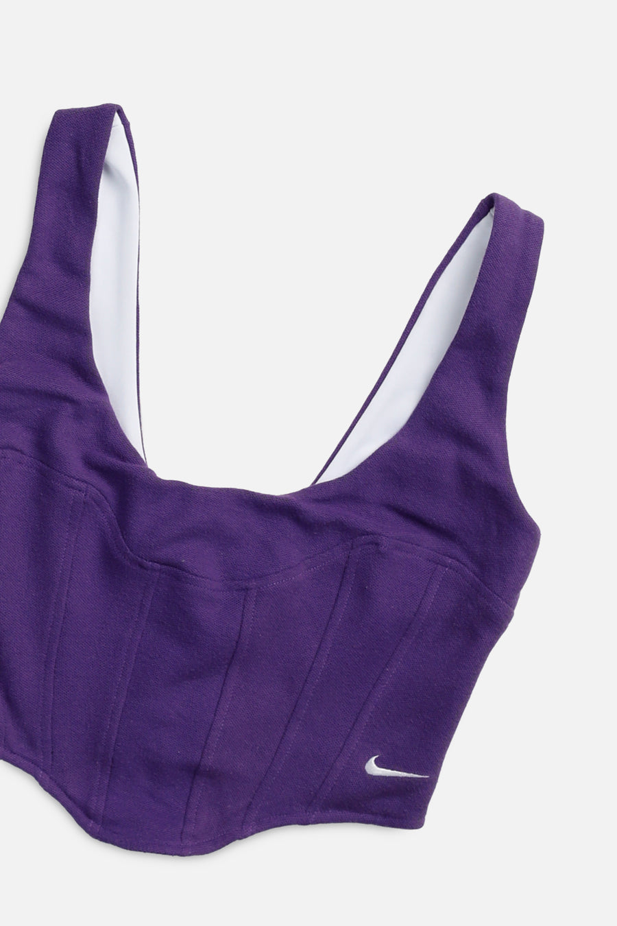 Rework Nike Sweatshirt Bustier - XS