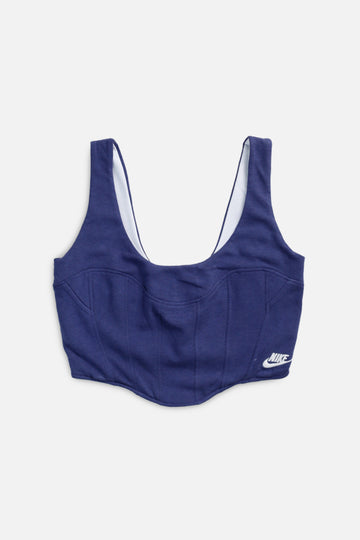 Rework Nike Sweatshirt Bustier - M