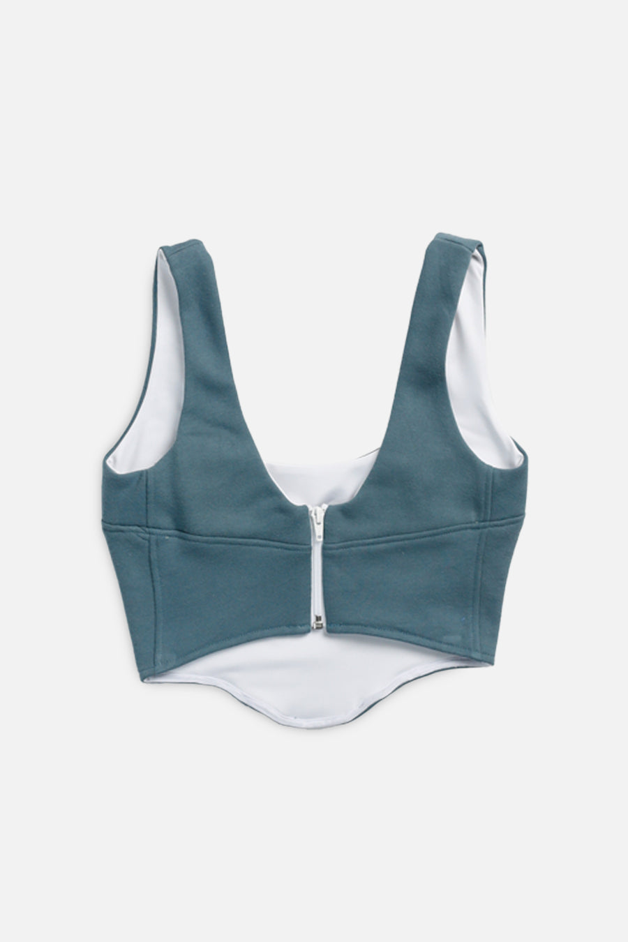 Rework Nike Sweatshirt Bustier - XS