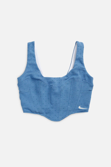 Rework Nike Sweatshirt Bustier - M