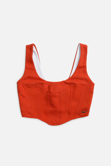 Rework Nike Sweatshirt Bustier - S