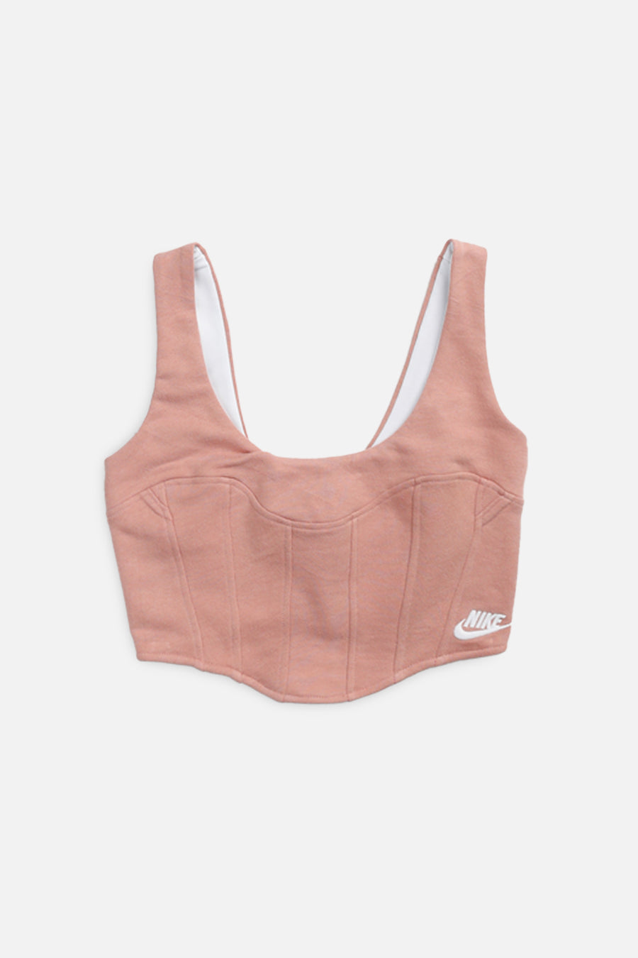 Rework Nike Sweatshirt Bustier  - XS