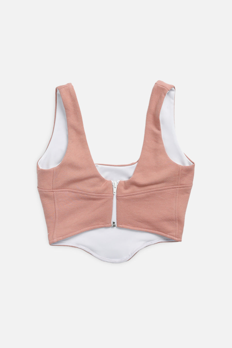 Rework Nike Sweatshirt Bustier  - XS