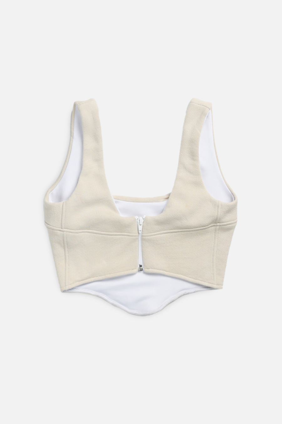 Rework Nike Sweatshirt Bustier - XS