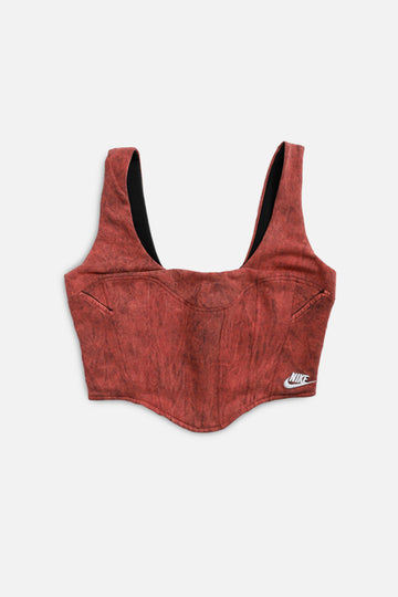 Rework Nike Sweatshirt Bustier - M