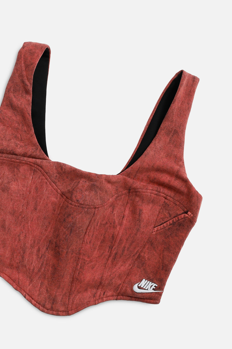 Rework Nike Sweatshirt Bustier - M