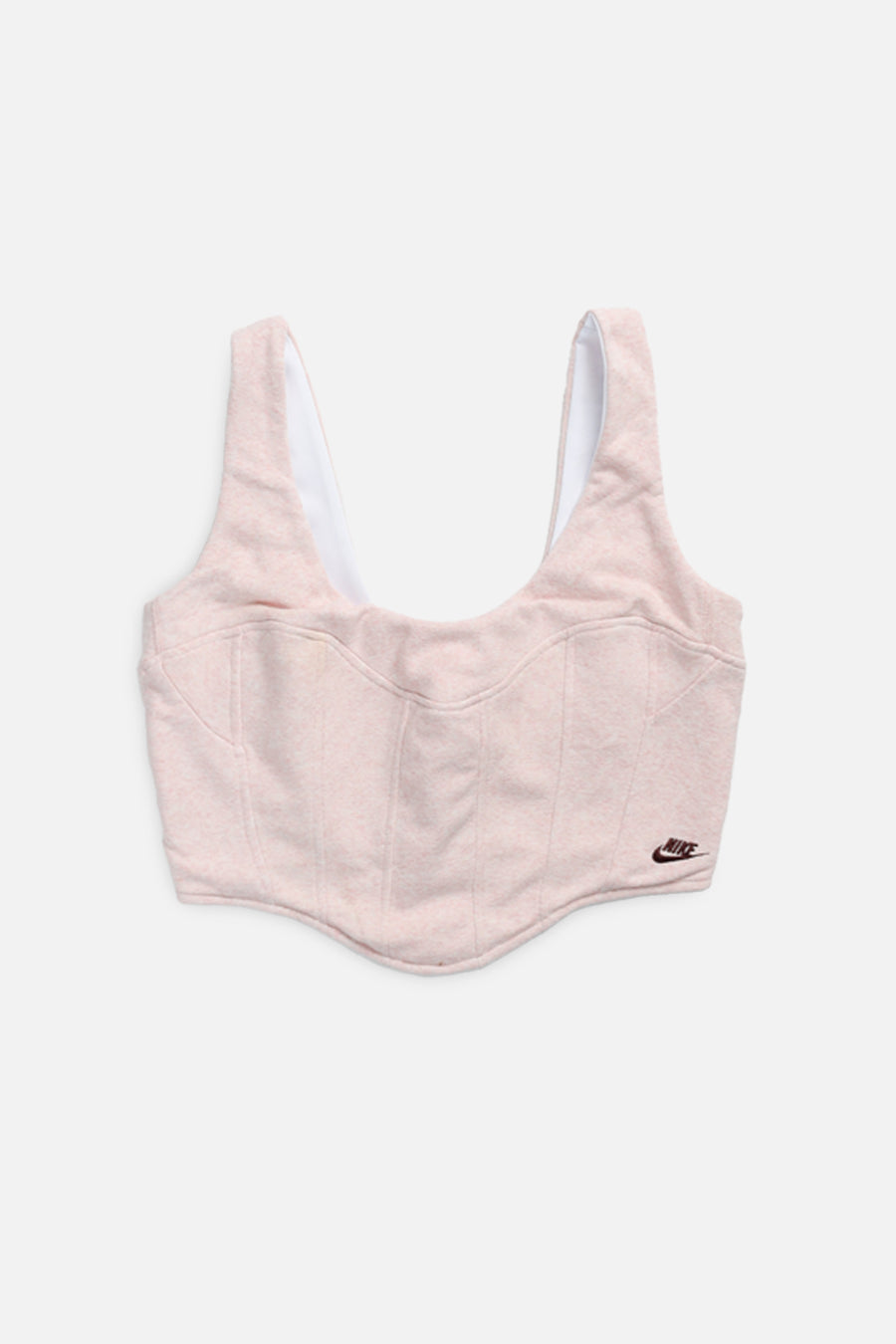 Rework Nike Sweatshirt Bustier - M