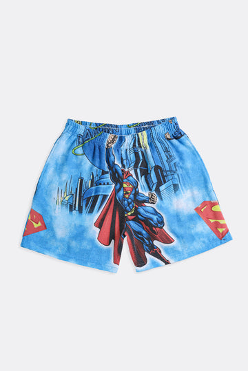 Unisex Rework Superman Boxer Shorts - S
