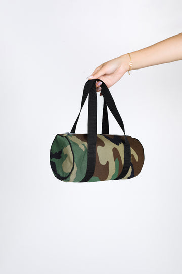 Rework Camo Mini Duffle Bag