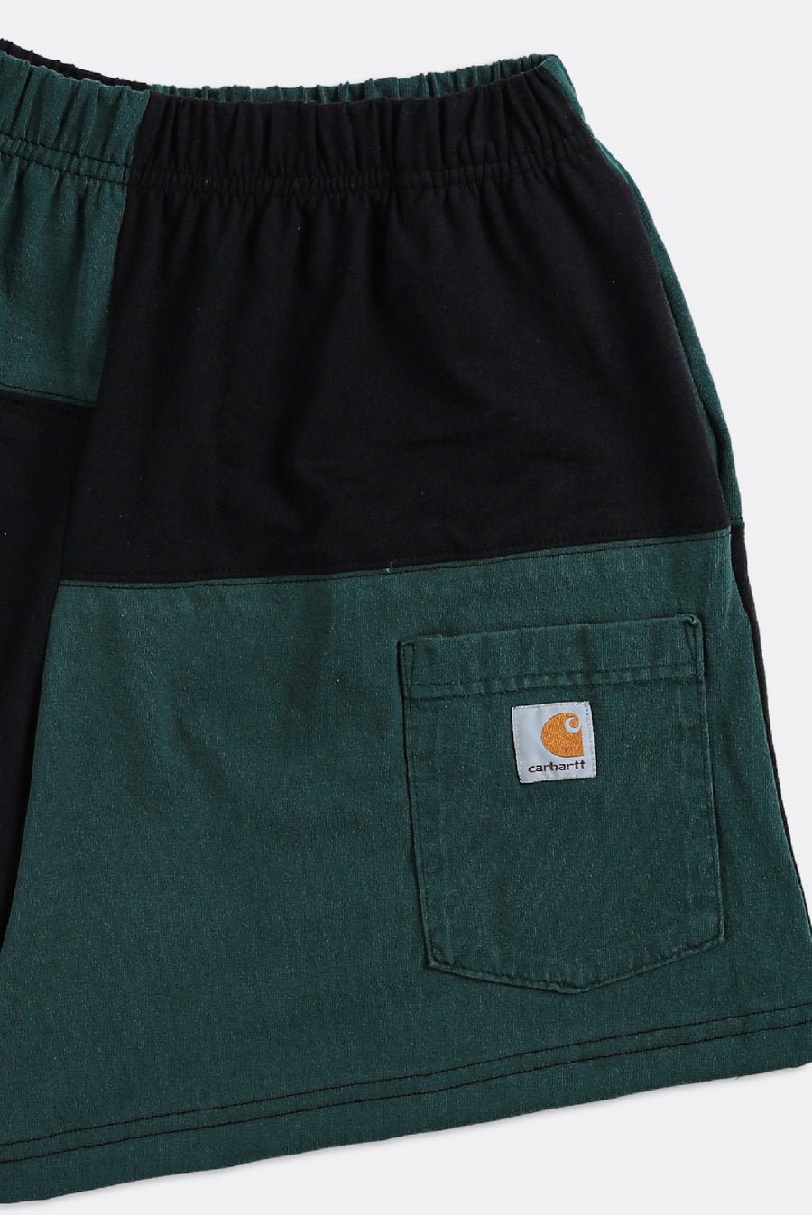 Unisex Rework Carhartt Patchwork Tee Shorts - XS, S, M, L, XL