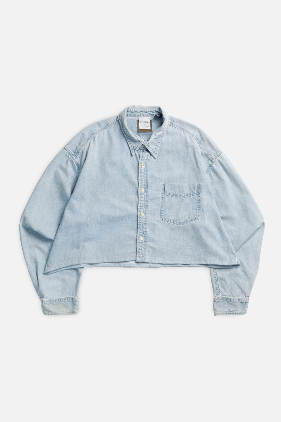 Rework Chambray Waist Crop - XL