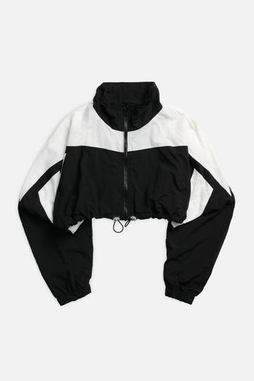 Rework Wilson Crop Windbreaker - L