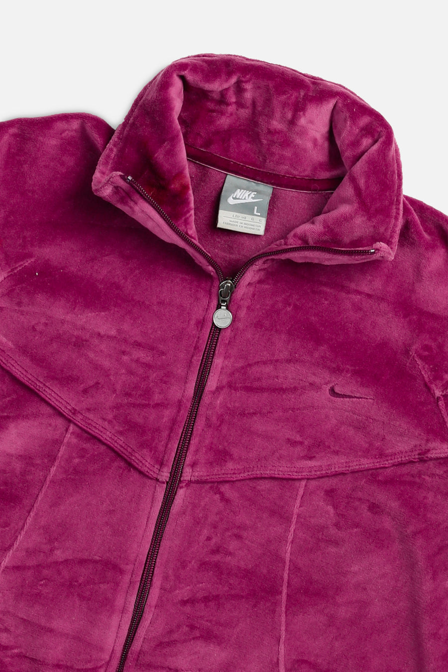 Vintage Nike Velour Sweatshirt - Women's M