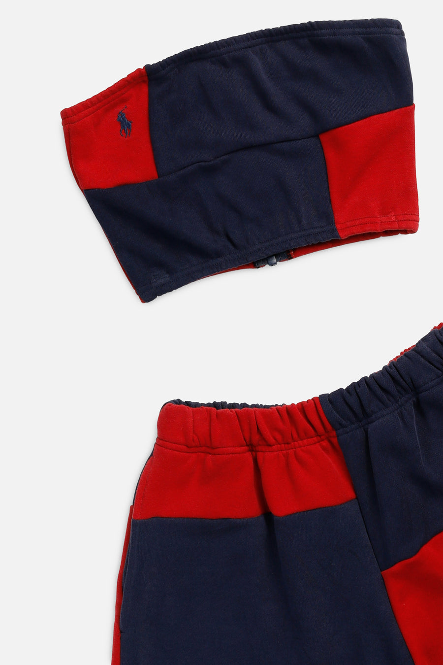 Rework Patchwork Sweatshorts Set  - XS