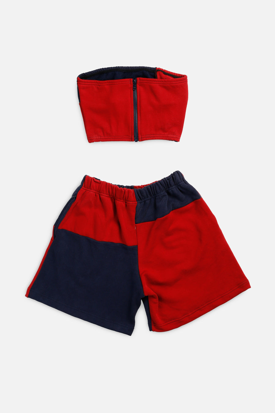 Rework Patchwork Sweatshorts Set  - XS