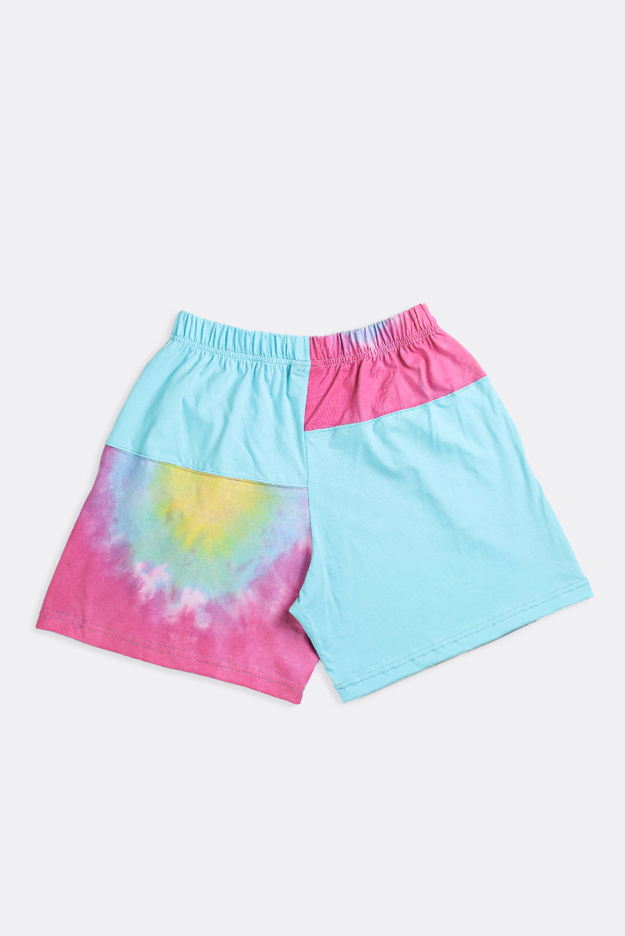 Unisex Rework Patchwork Tee Shorts - S