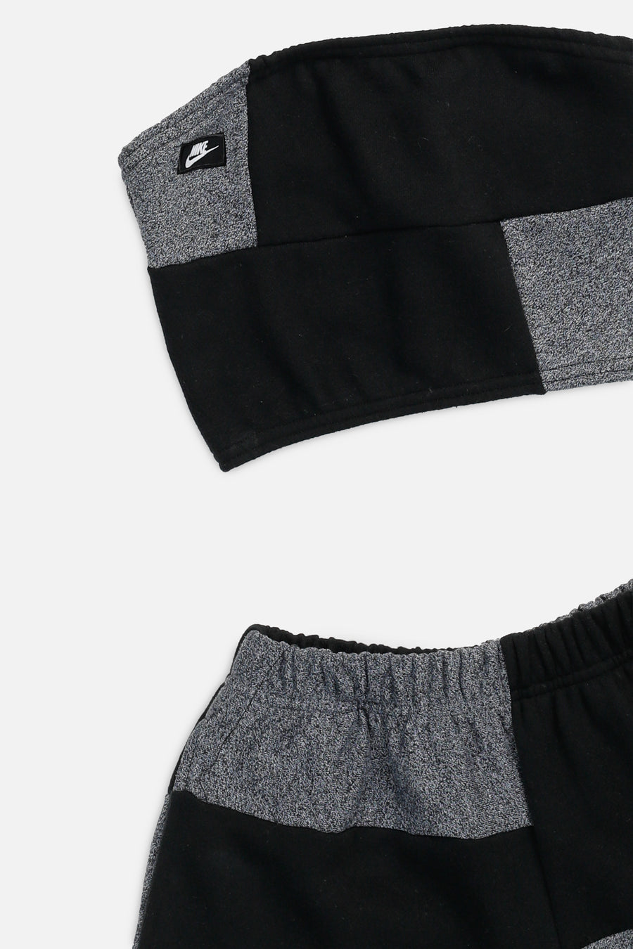 Rework Nike Patchwork Sweatshorts Set - XS