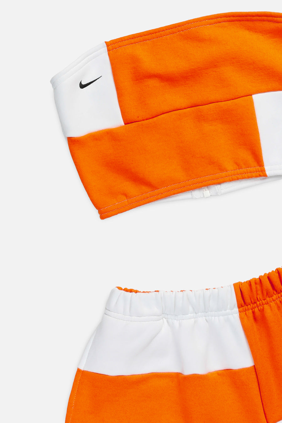 Rework Nike Patchwork Sweatshorts Set - S, M