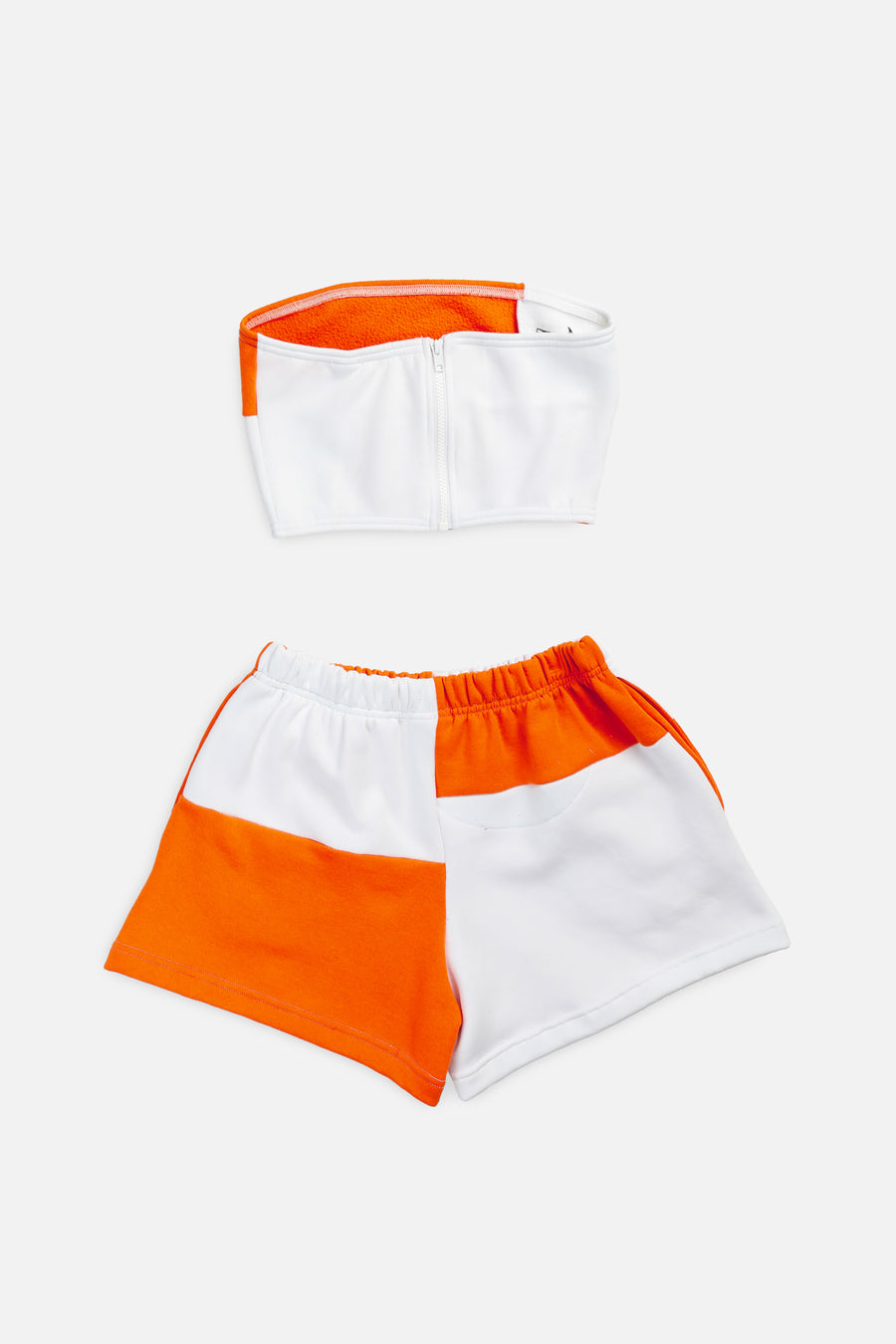 Rework Nike Patchwork Sweatshorts Set - S, M