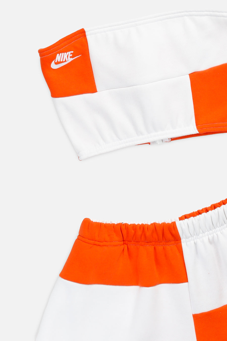 Rework Nike Patchwork Sweatshorts Set - XS, L