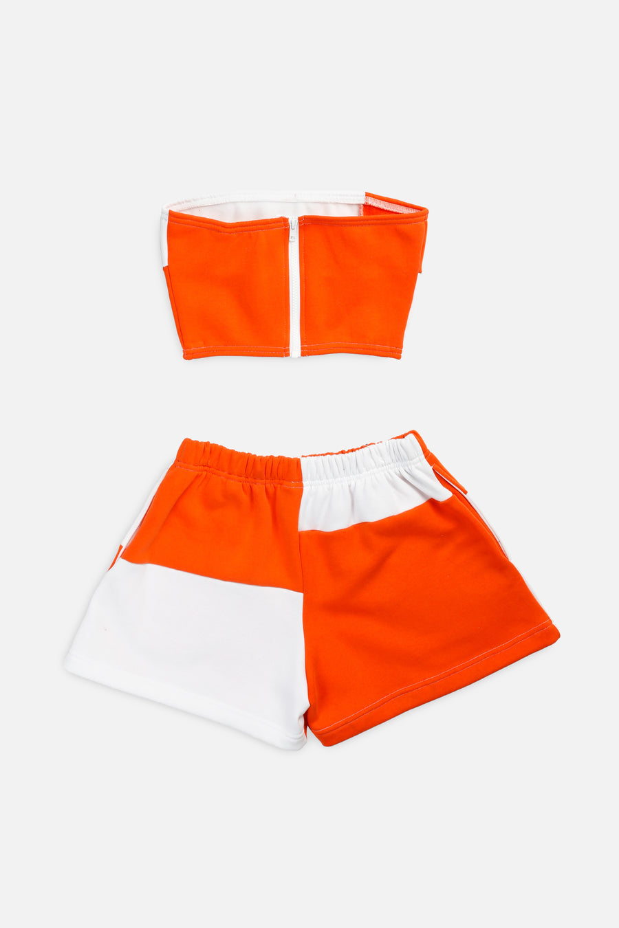 Rework Nike Patchwork Sweatshorts Set - XS, L