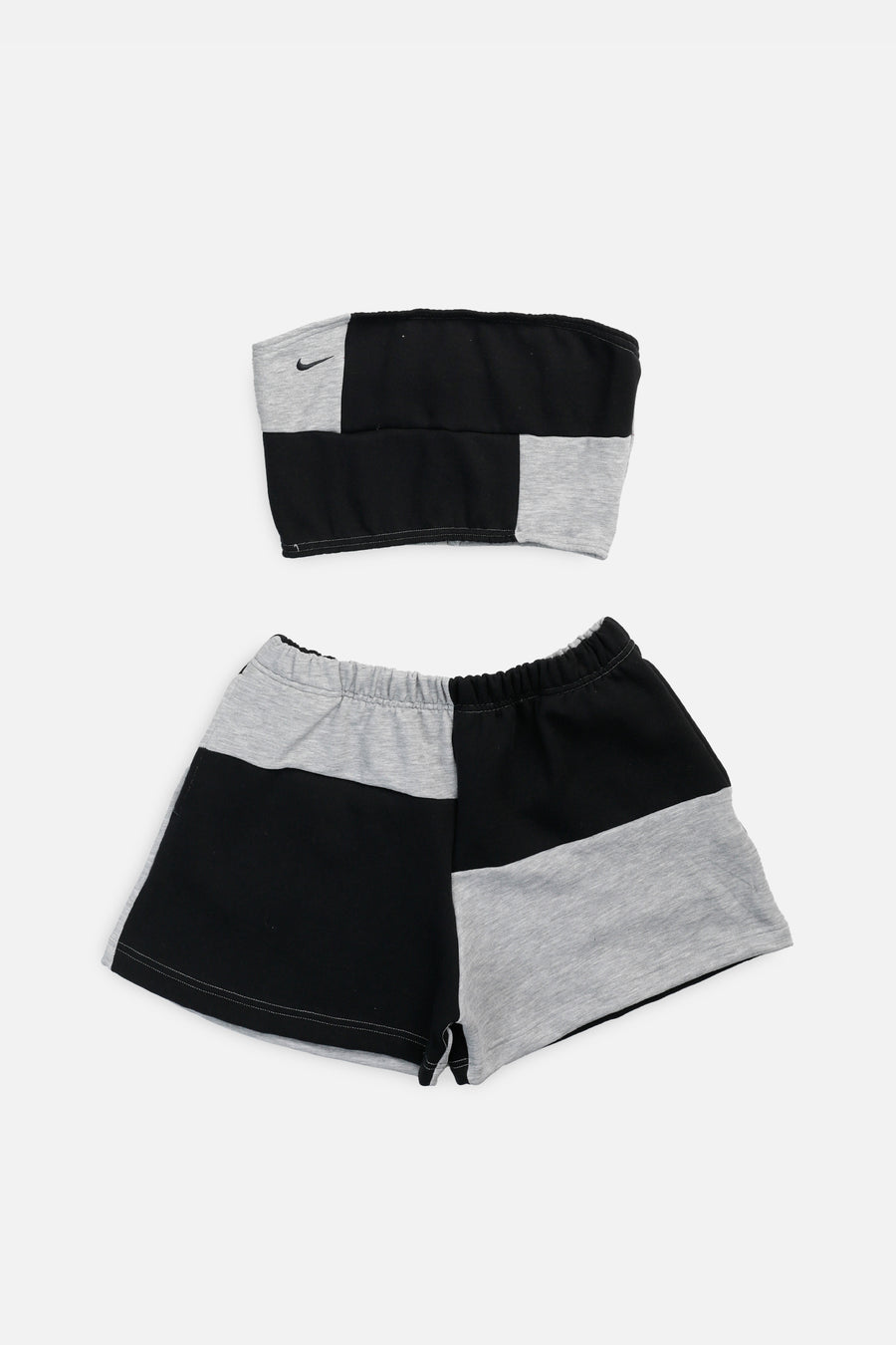 Rework Nike Patchwork Sweatshorts Set - XS, S, M, L