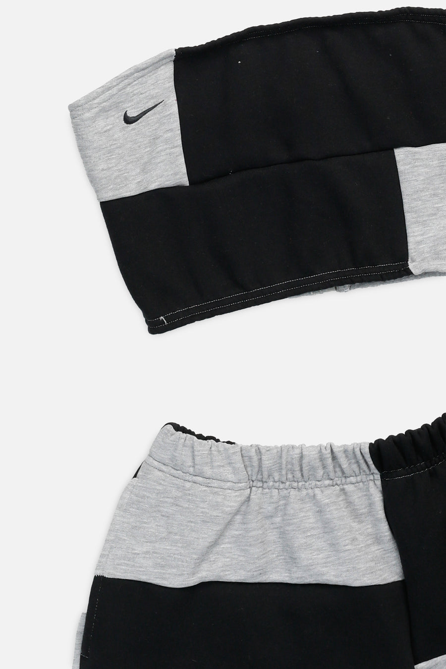 Rework Nike Patchwork Sweatshorts Set - XS, S, M, L