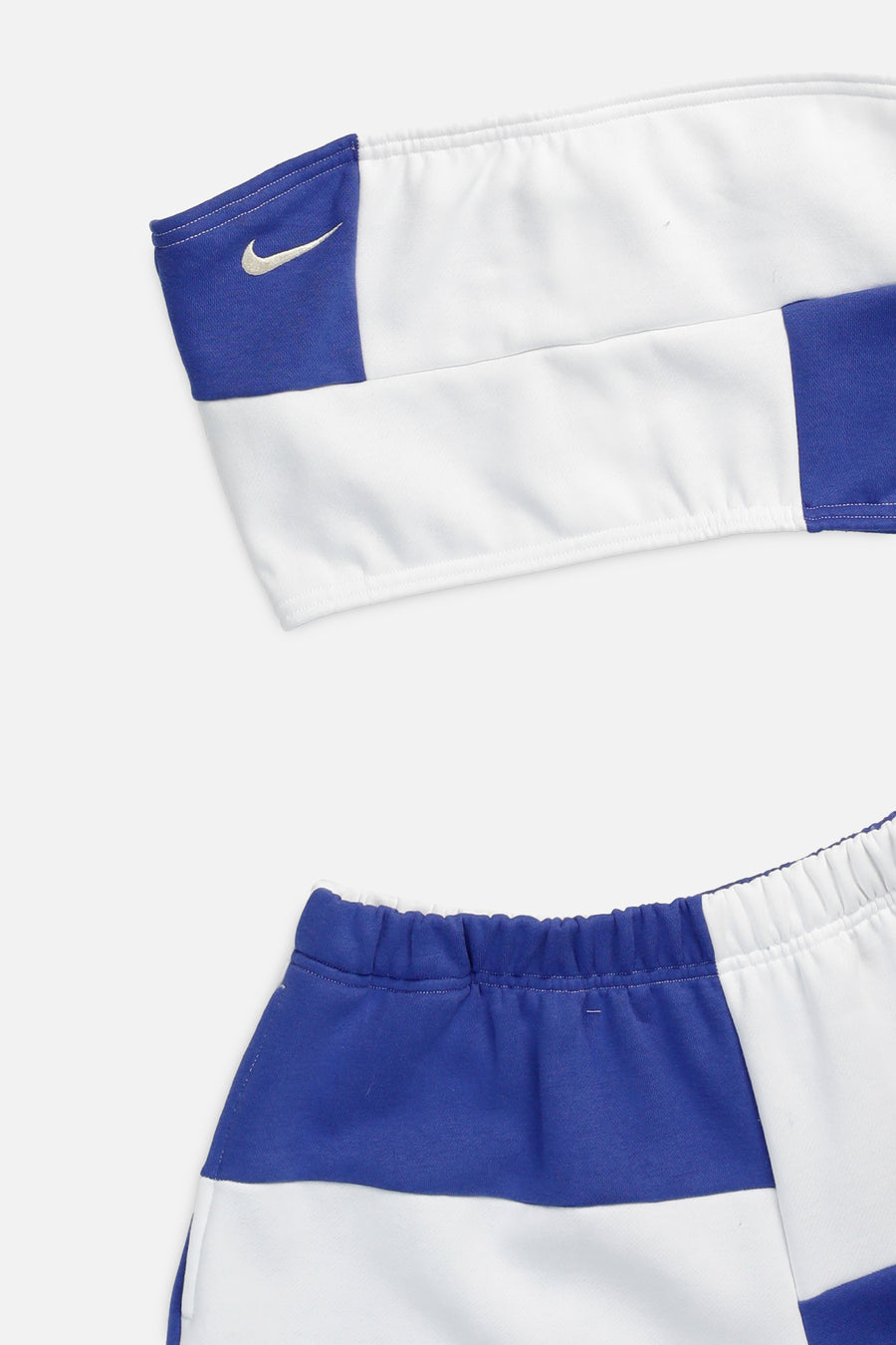 Rework Nike Patchwork Sweatshorts Set - L