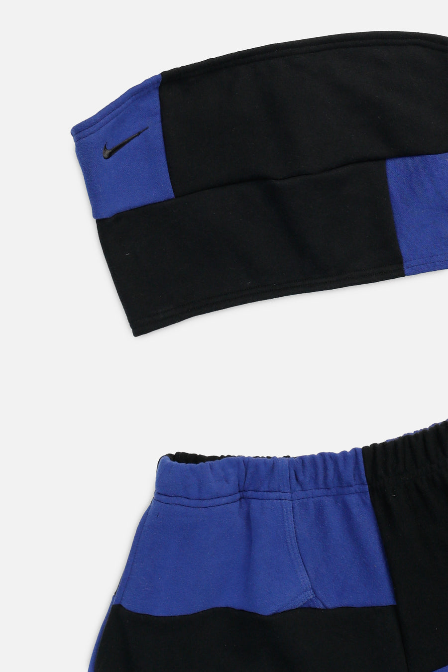 Rework Nike Patchwork Sweatshorts Set - L