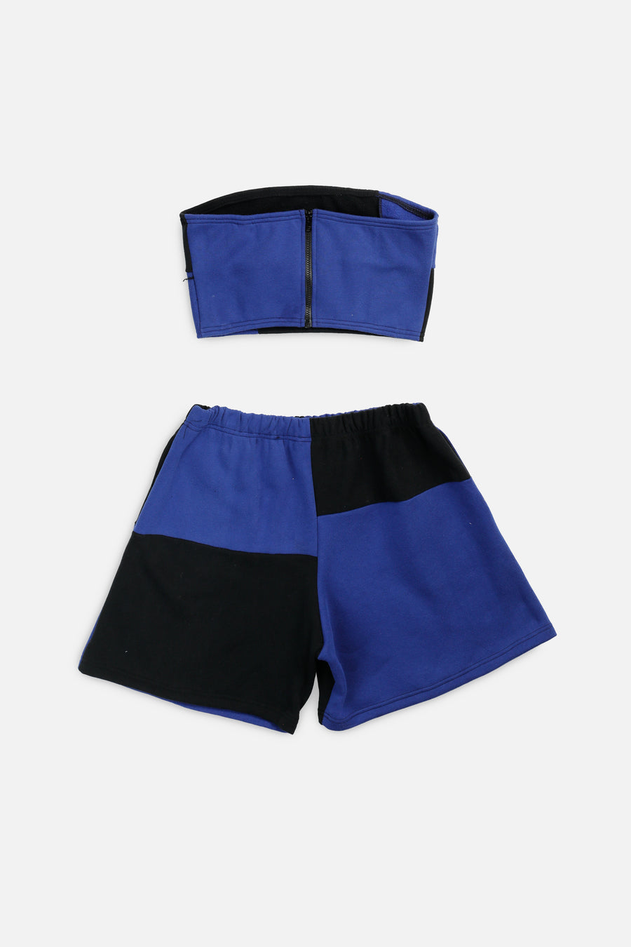 Rework Nike Patchwork Sweatshorts Set - L