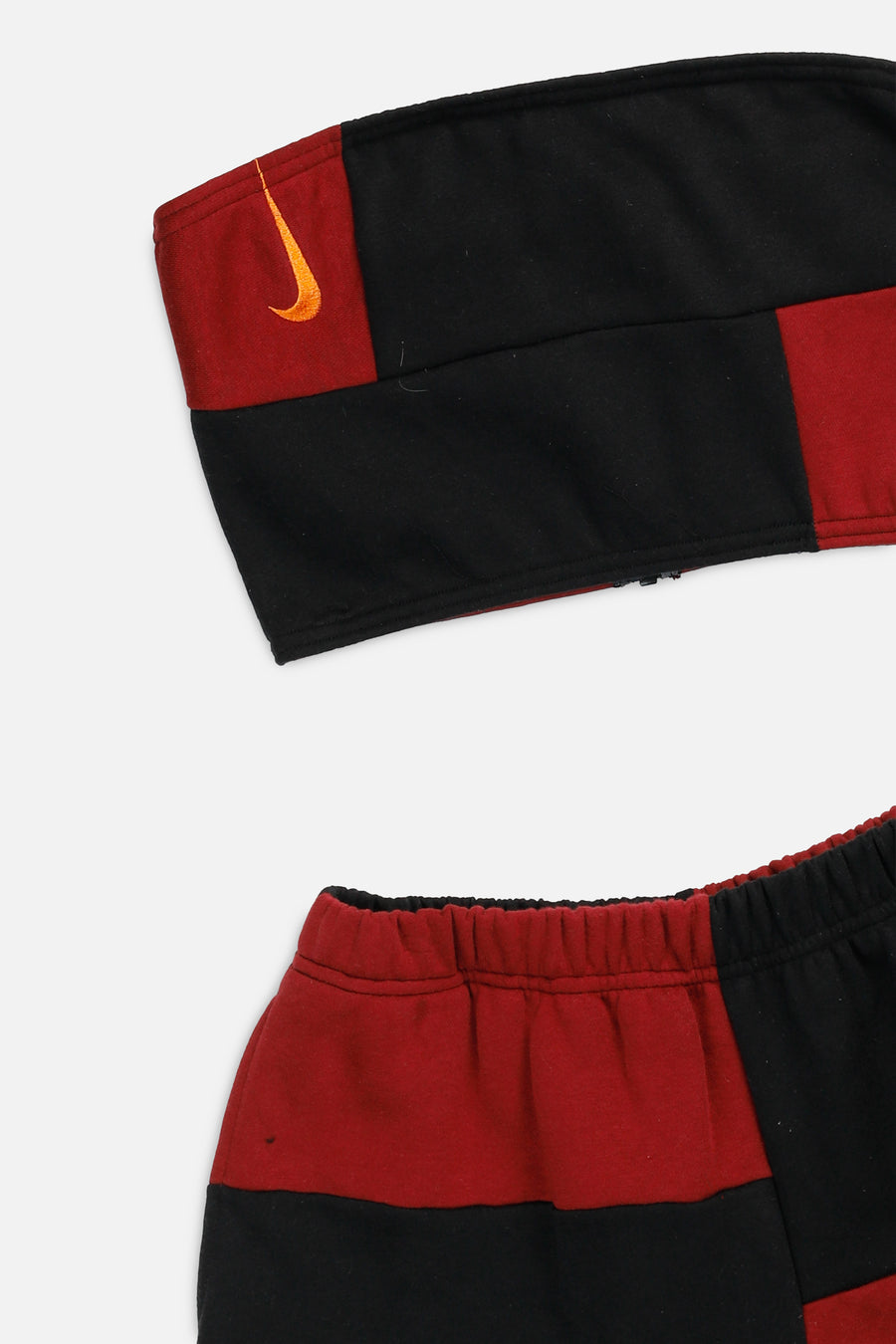 Rework Nike Patchwork Sweatshorts Set - M