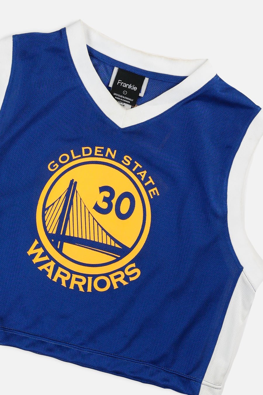 Rework Golden State Warriors NBA Crop Jersey - L