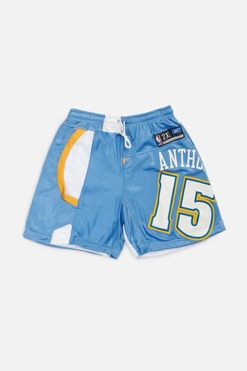 Unisex Rework Denver Nuggets NBA Jersey Shorts - L