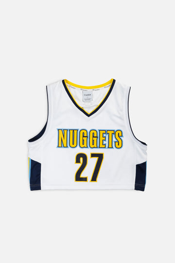 Rework Denver Nuggets NBA Crop Jersey - L