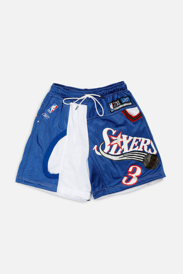 Unisex Rework Philadelphia 76ers NBA Jersey Shorts - S