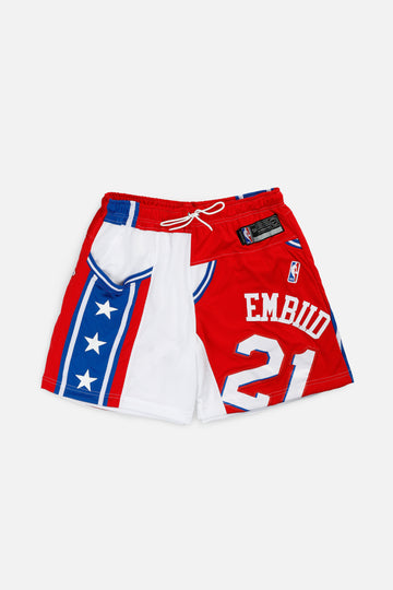 Unisex Rework Philadelphia 76ers NBA Jersey Shorts - L