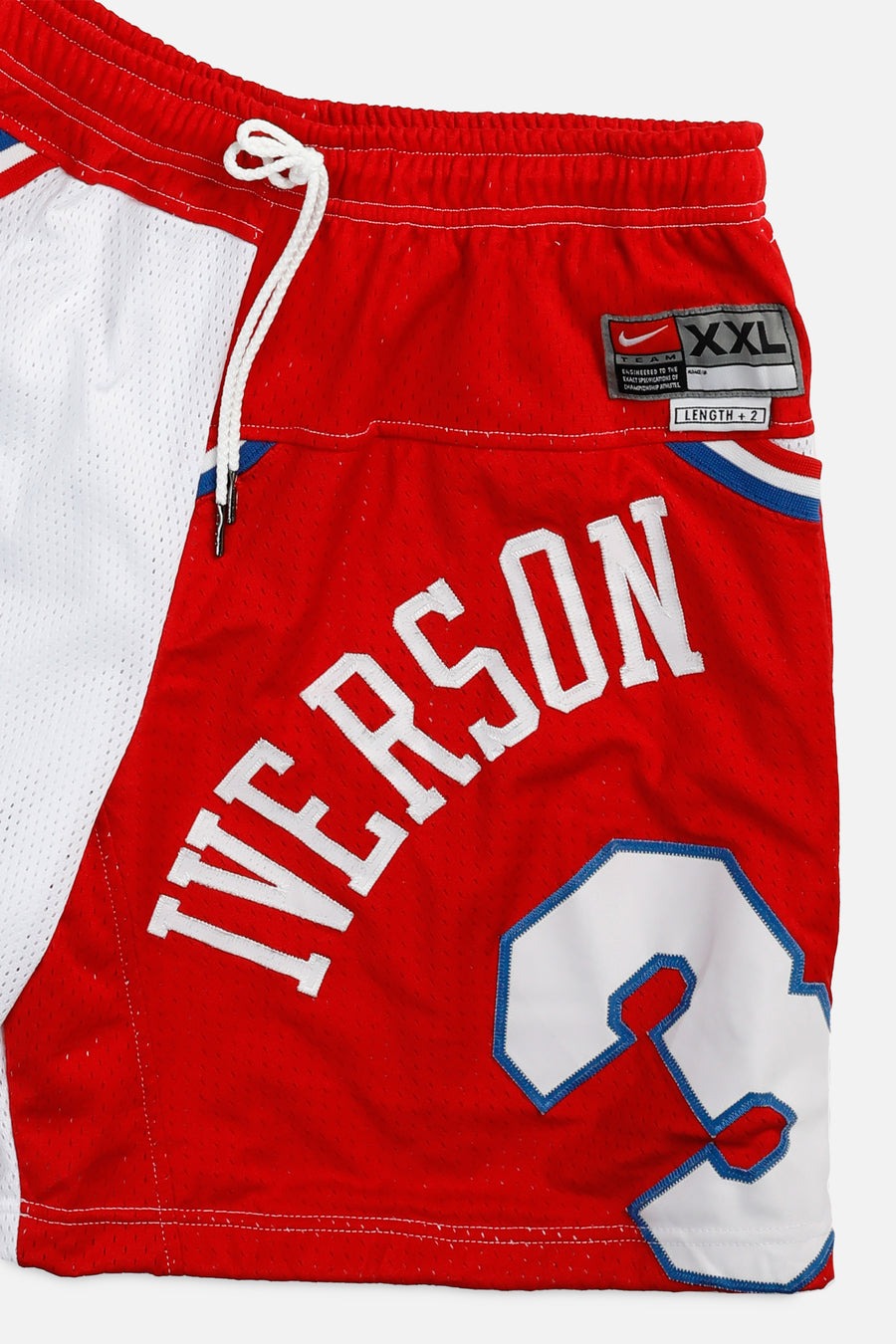 Unisex Rework Philadelphia 76ers NBA Jersey Shorts - XL