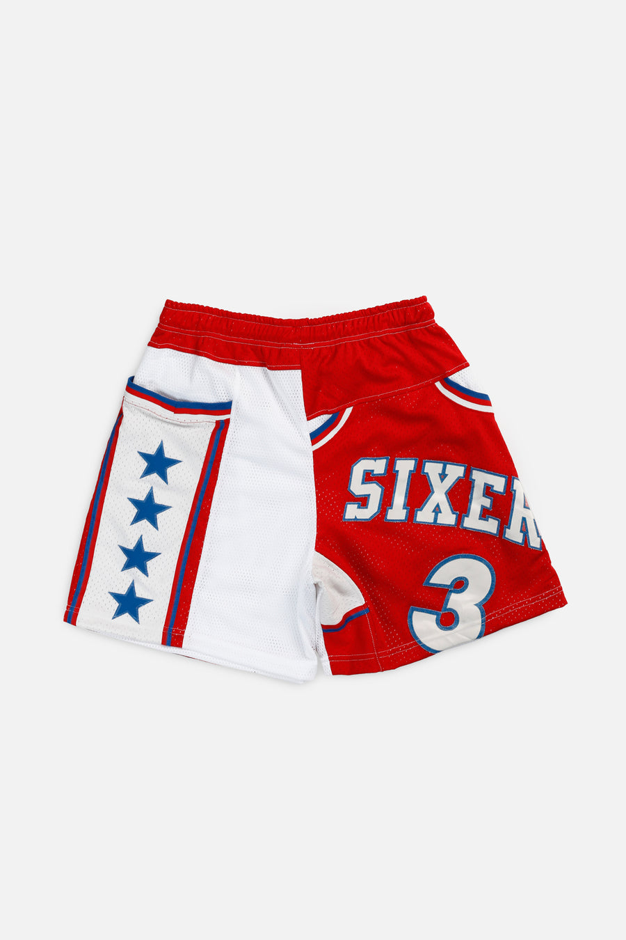 Unisex Rework Philadelphia 76ers NBA Jersey Shorts - L