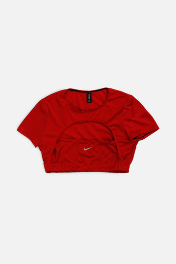 Rework Nike Cut Out Tee - L