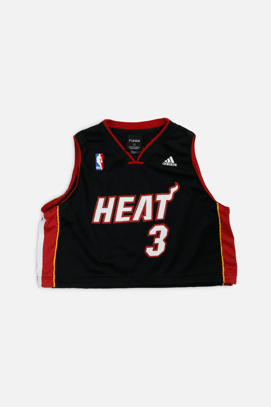 Rework Miami Heat NBA Crop Jersey - L