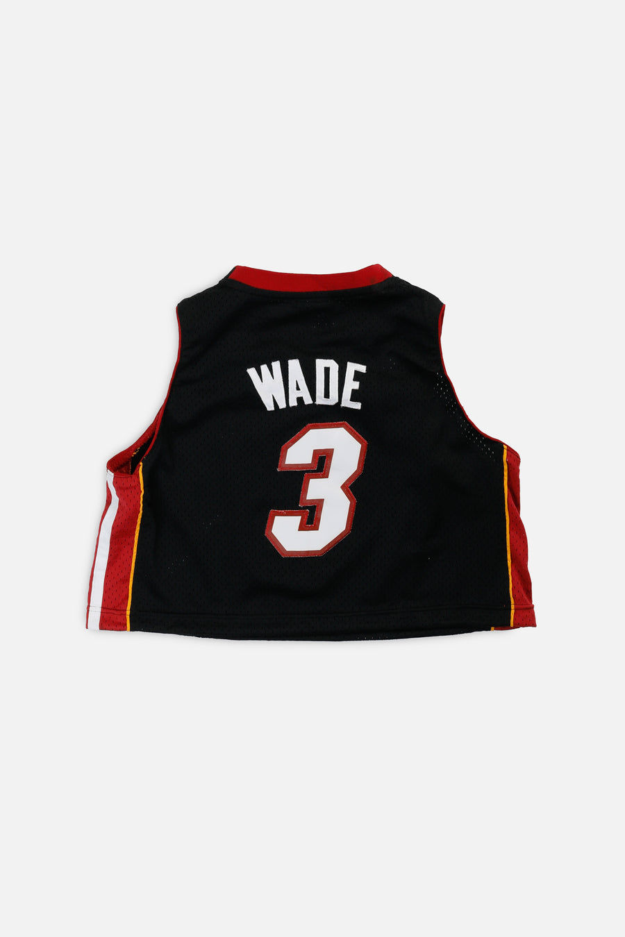 Rework Miami Heat NBA Crop Jersey - L