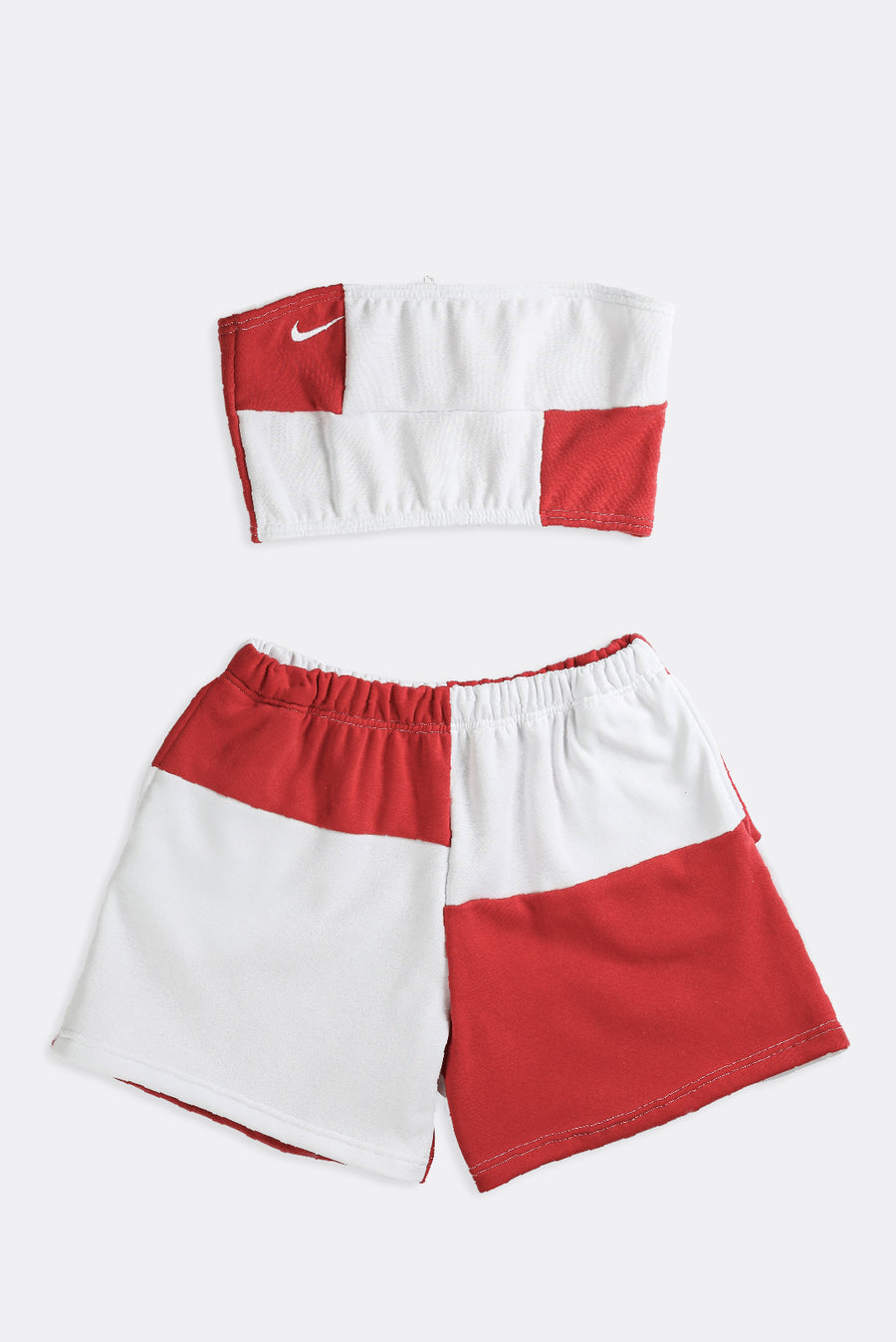 Rework Nike Patchwork Sweatshorts Set - XS, S, M, L, XL